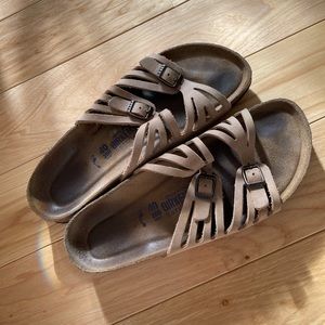 Tan Birkenstock - size 40 Euro